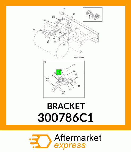 BRACKET 300786C1