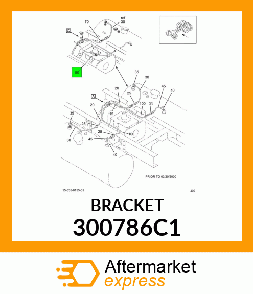 BRACKET 300786C1