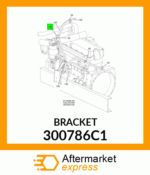 BRACKET 300786C1