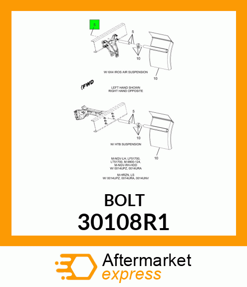 BOLT 30108R1