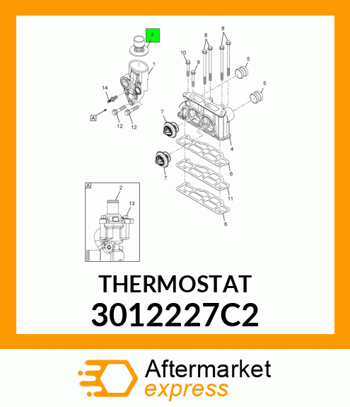 THERMOSTAT 3012227C2