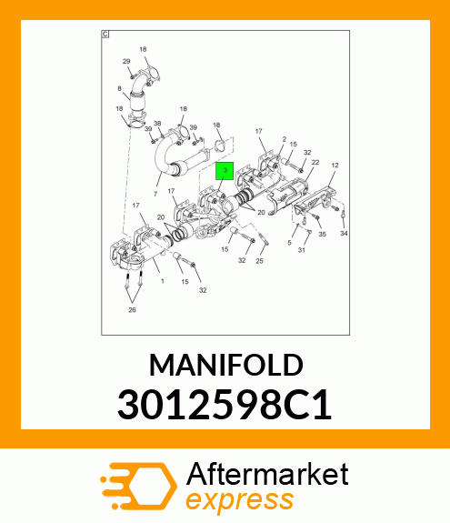 MANIFOLD 3012598C1