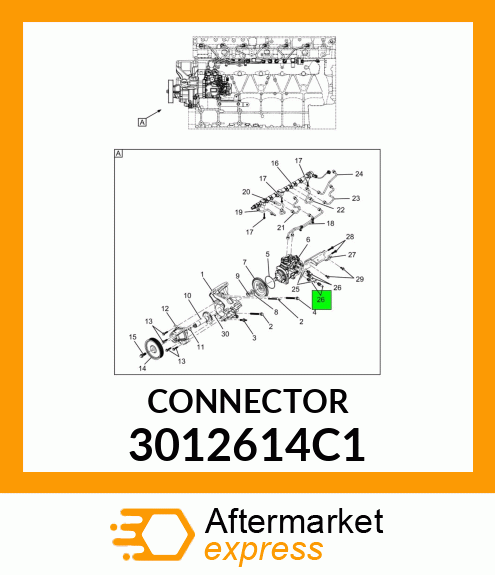 CONNECTOR 3012614C1