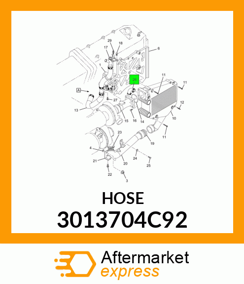 HOSE 3013704C92