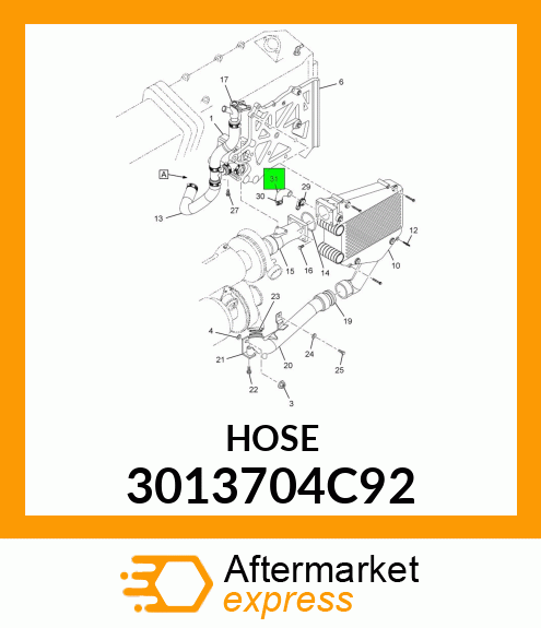 HOSE 3013704C92