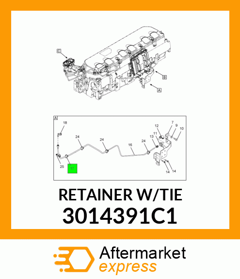 RETAINER 3014391C1