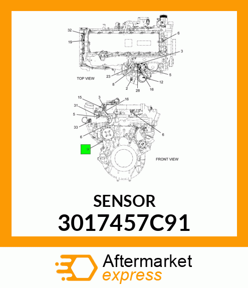 SENSOR 3017457C91