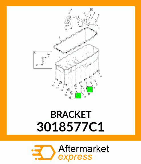 BRACKET 3018577C1