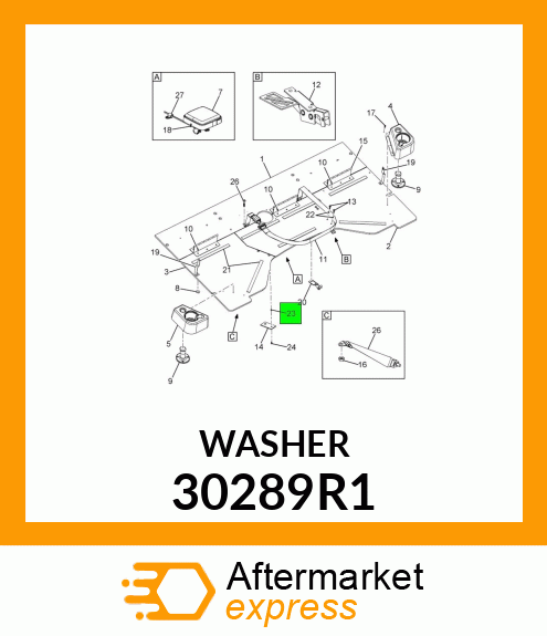 WASHER 30289R1