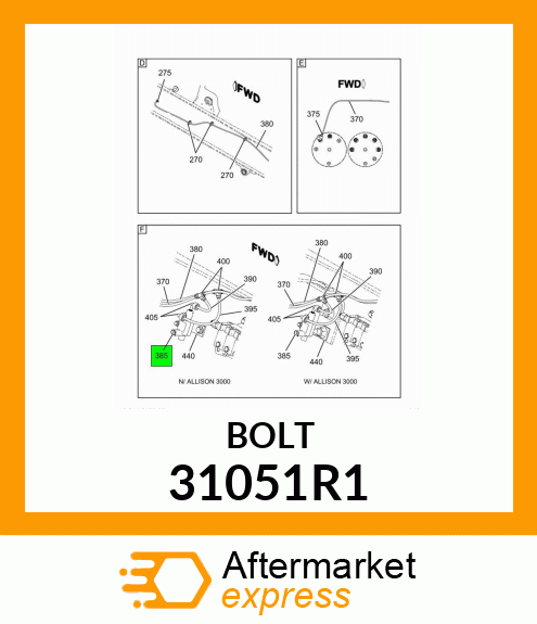 BOLT 31051R1