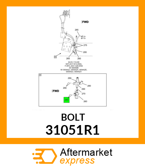 BOLT 31051R1