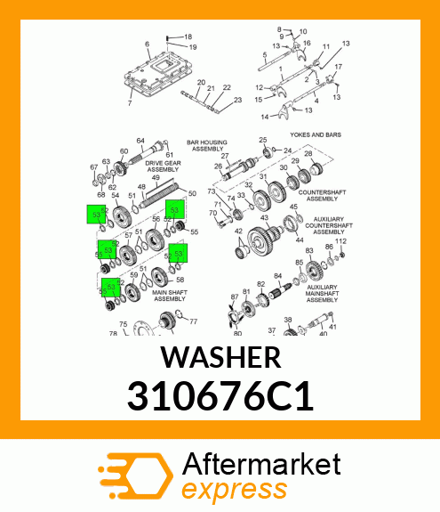 WASHER 310676C1