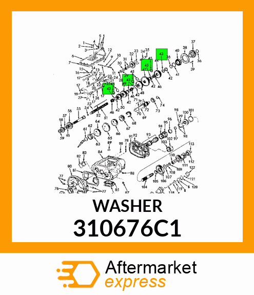 WASHER 310676C1