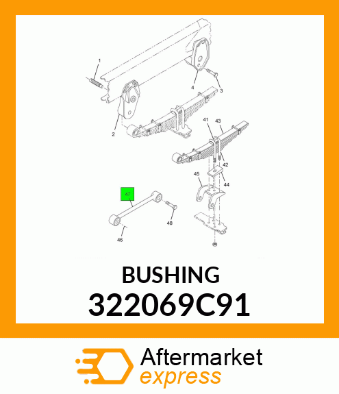 BUSHING 322069C91