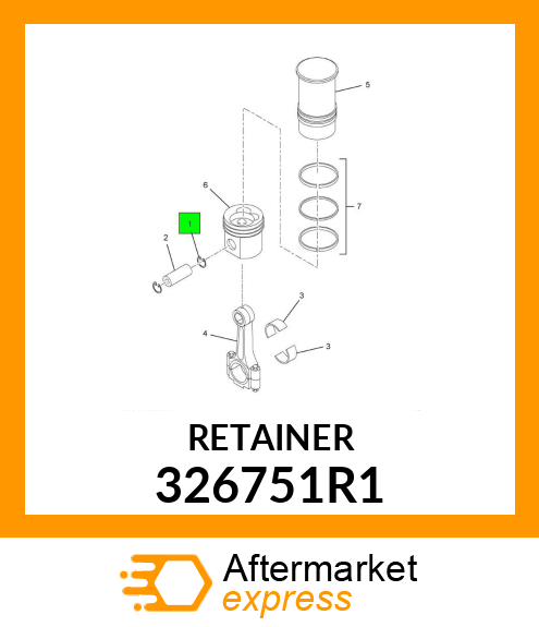 RETAINER 326751R1