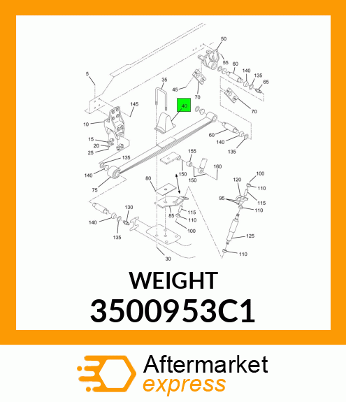 WEIGHT 3500953C1