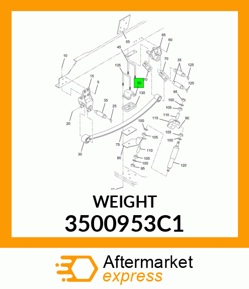 WEIGHT 3500953C1