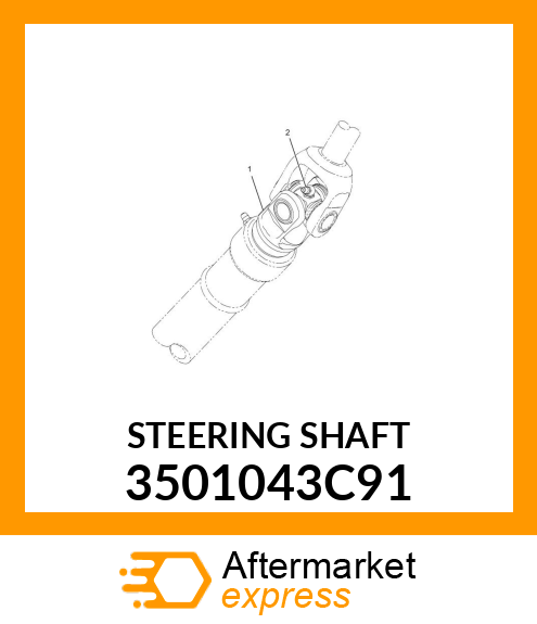 STEERINGSHAFT 3501043C91