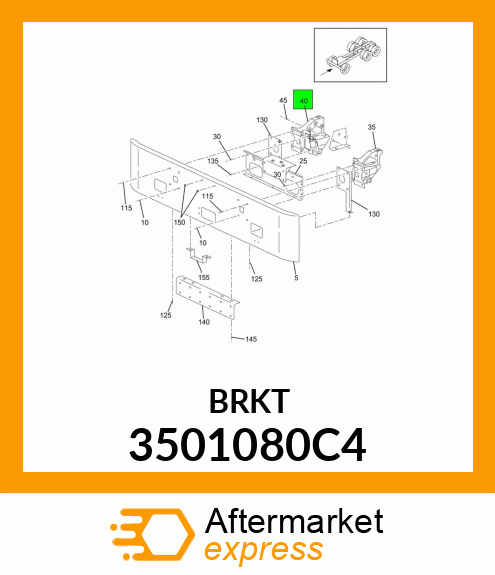 BRKT 3501080C4