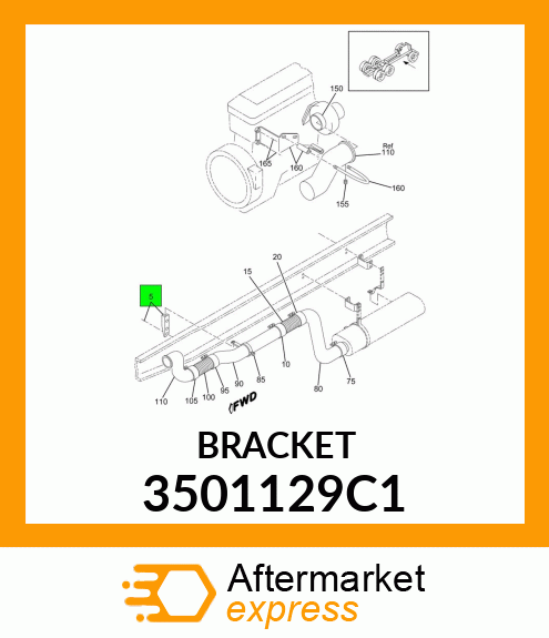 BRACKET 3501129C1