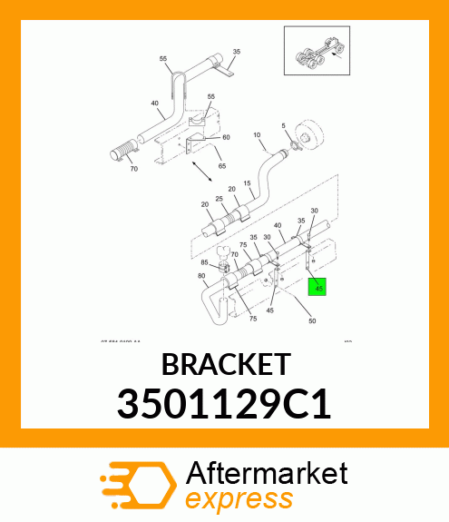 BRACKET 3501129C1