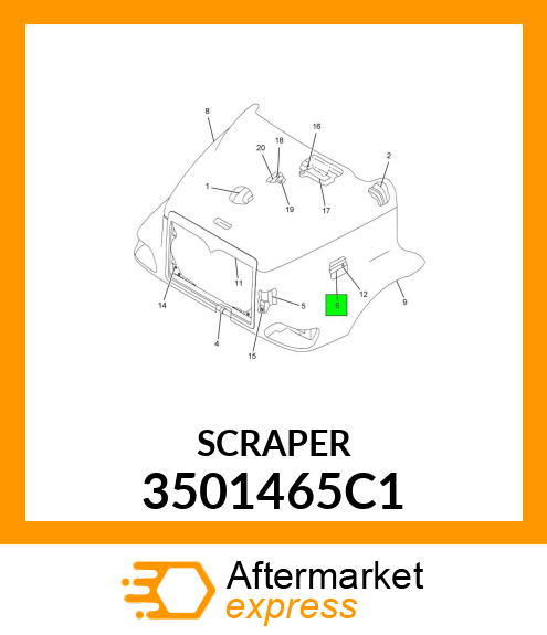 SCRAPER 3501465C1