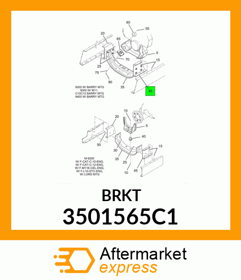 BRKT 3501565C1