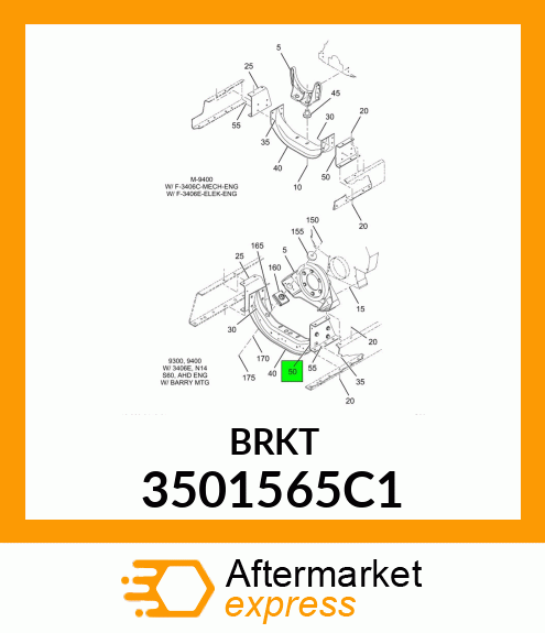 BRKT 3501565C1