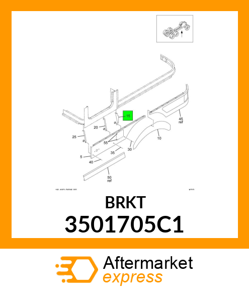 BRKT 3501705C1