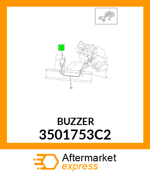 BUZZER, ALARM WARNING 3501753C2