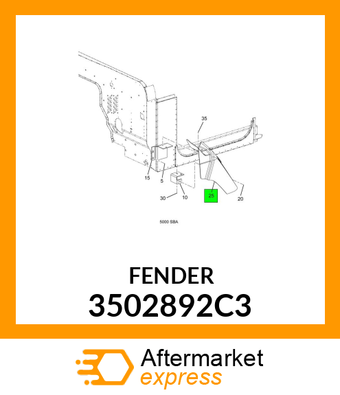 FENDER 3502892C3