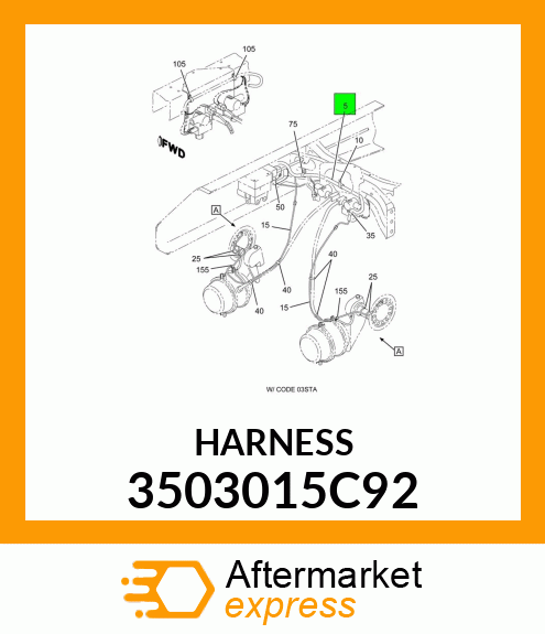 HARNESS 3503015C92