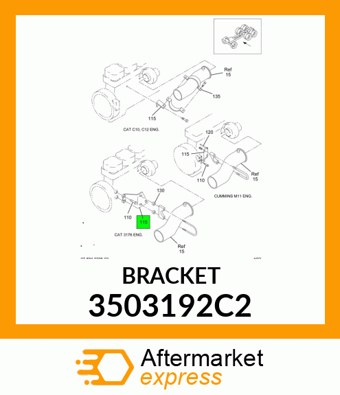 BRACKET 3503192C2