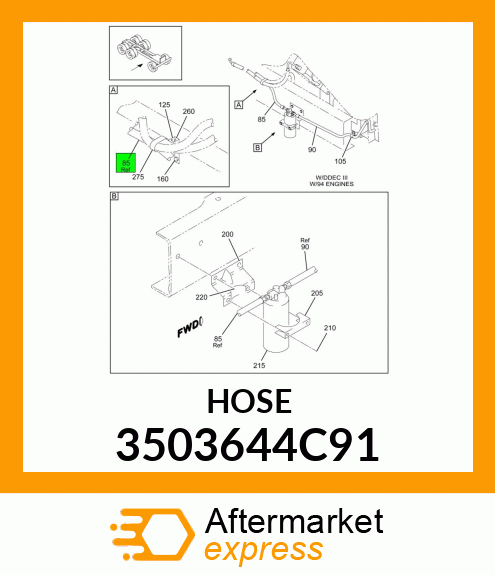 HOSE 3503644C91