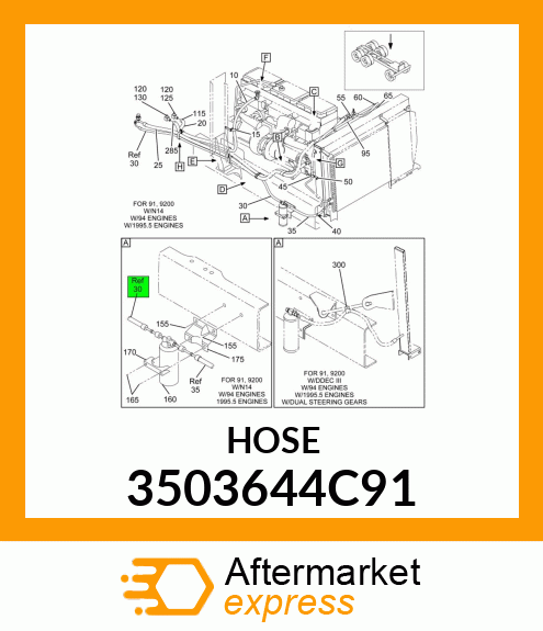 HOSE 3503644C91