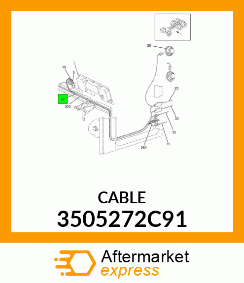 CABLE 3505272C91