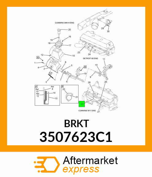 BRKT 3507623C1