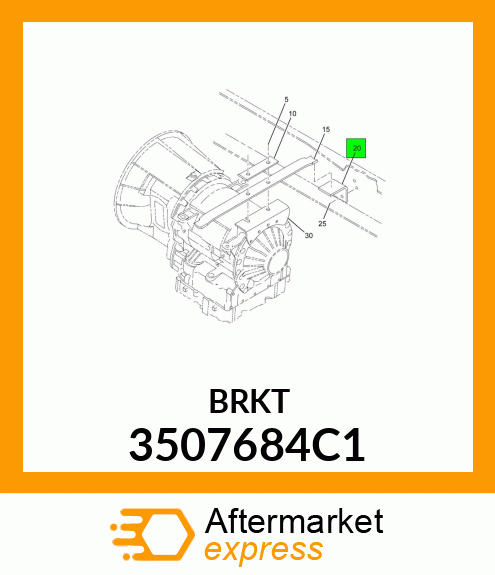 BRKT 3507684C1
