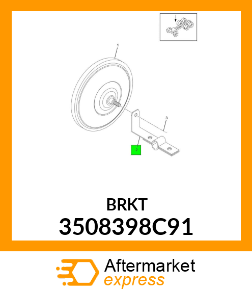 BRKT 3508398C91