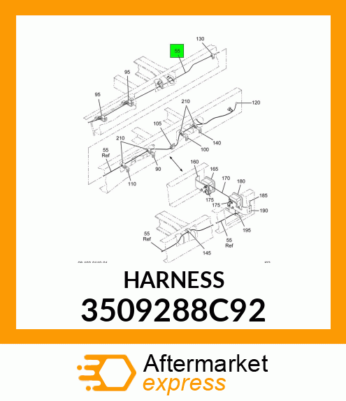 HARNESS 3509288C92