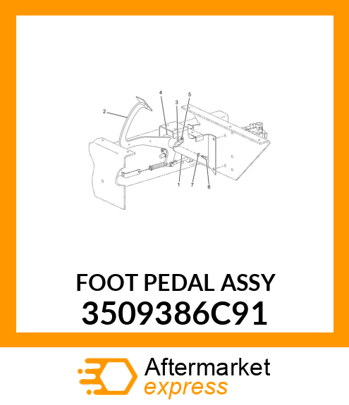 FOOTPEDALASSY 3509386C91