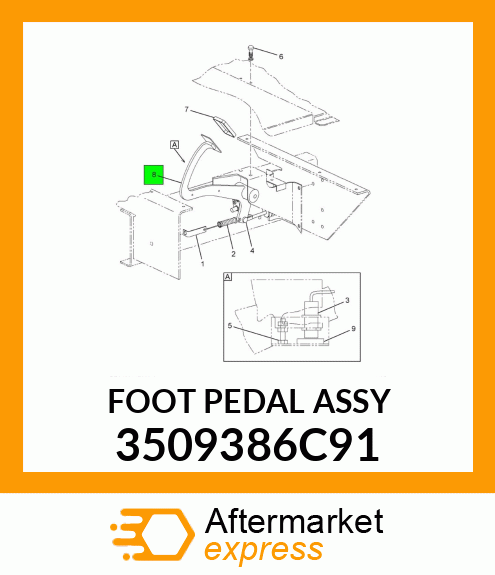 FOOTPEDALASSY 3509386C91