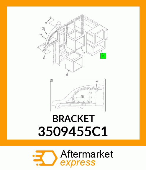 BRACKET 3509455C1