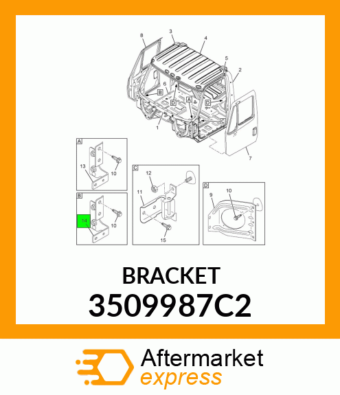 BRACKET 3509987C2