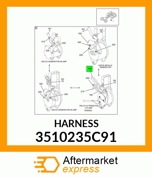 HARNESS 3510235C91