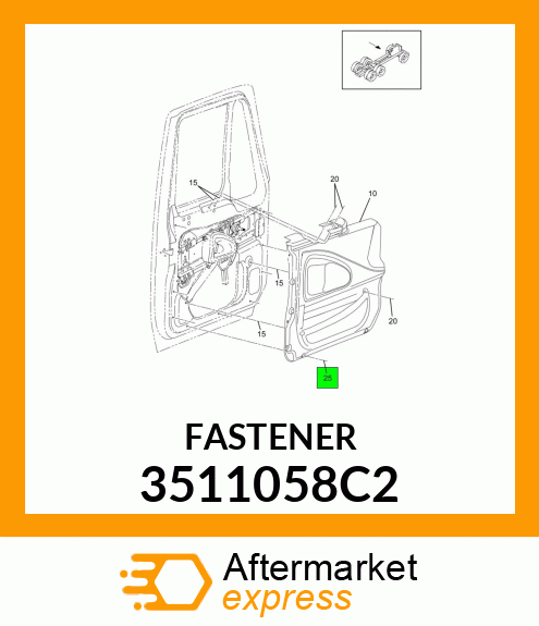 FASTENER 3511058C2