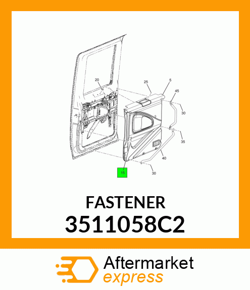 FASTENER 3511058C2