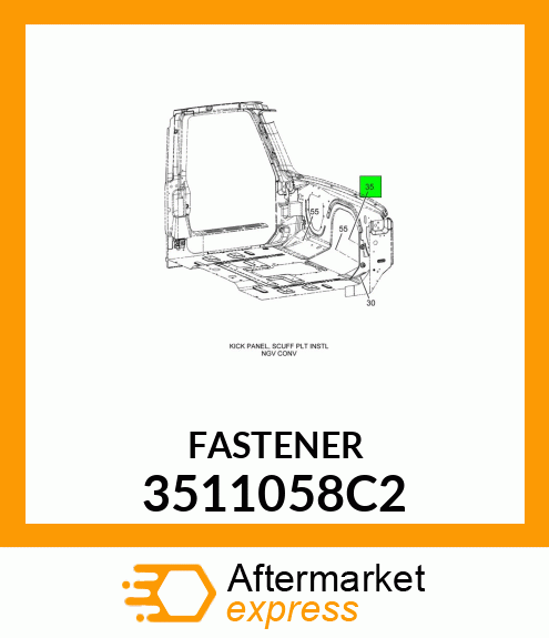 FASTENER 3511058C2