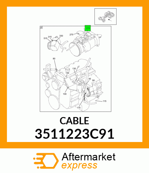 CABLE 3511223C91