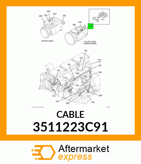 CABLE 3511223C91